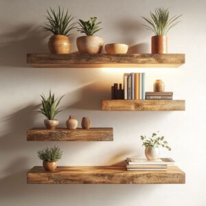 Display Wooden Shelves