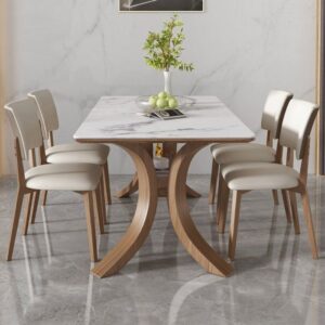 Round Space-Saver Dining Table