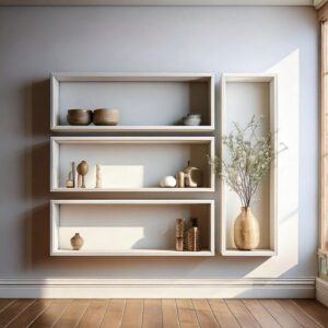 Ladder Wooden Shelves