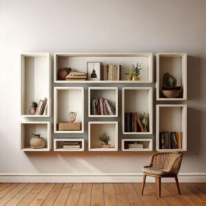 Multi-Layer Wooden Shelves